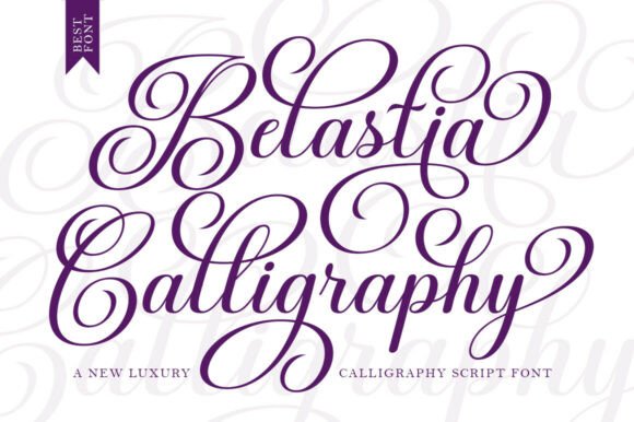 Belastia Calligraphy: A Blend of Classic Charm and Modern Bold