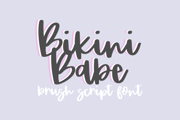 Bikini Babe: The Whimsical Brush Font for Every Project