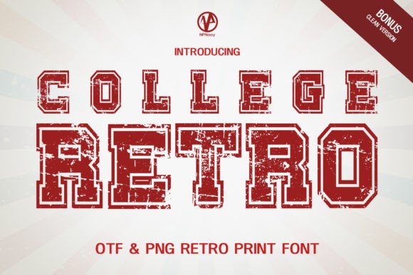 College Retro: A Font with Authentic Vintage Character