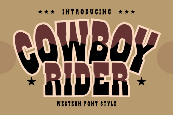 Cowboy Rider Font: A Bold Western Typeface for Creative Projects