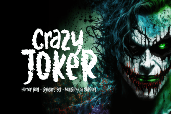 Crazy Joker Font: Unleash Chaos in Your Next Horror Design