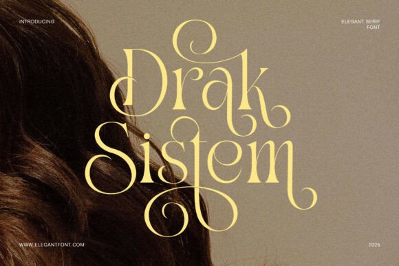 Drak Sistem: The Elegant Serif for Luxury Branding