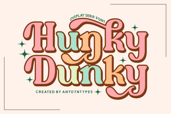 Hunky Dunky: A Font That Brings Retro Joy to Modern Design