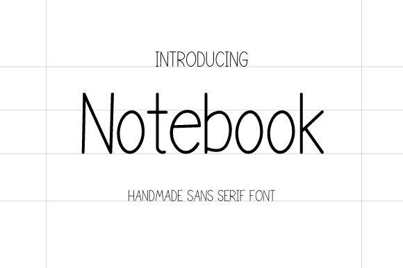 Notebook: The Handmade Sans Serif Font That Balances Character and Clarity