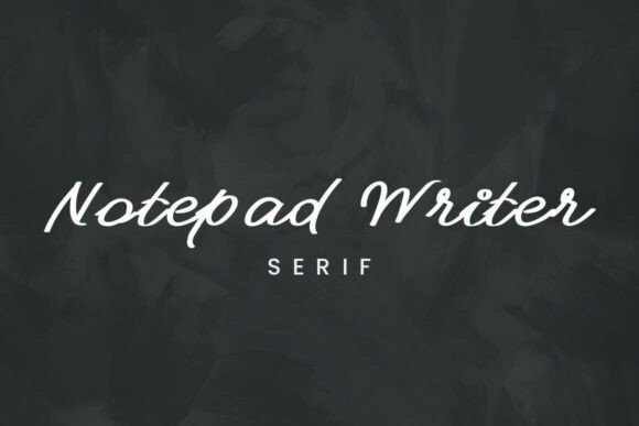 Notepad Writer: The Handwritten Font That Feels Like Your Journal