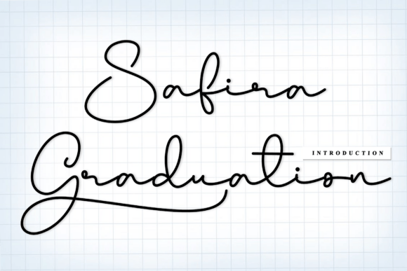 Safira Graduation: The Calligraphic Script for Artisan Branding