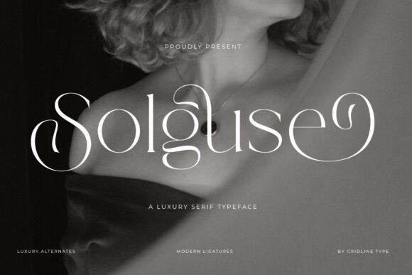 Solguse: Where Poetic Romance Meets High-Fashion Typography