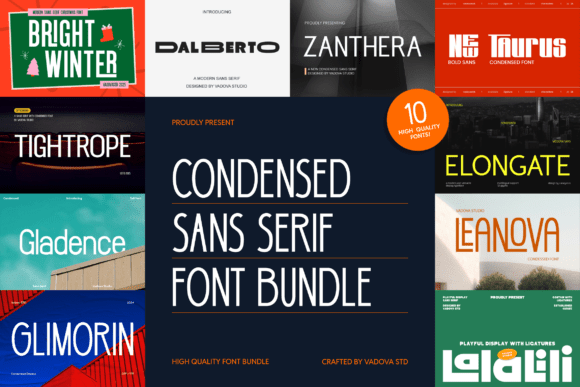 Space-Saving Impact: The Power of Condensed Sans Serif