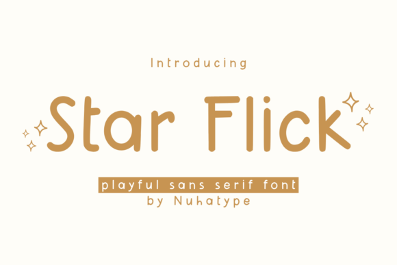 Star Flick: The Minimalist Font That Feels Like Handwriting