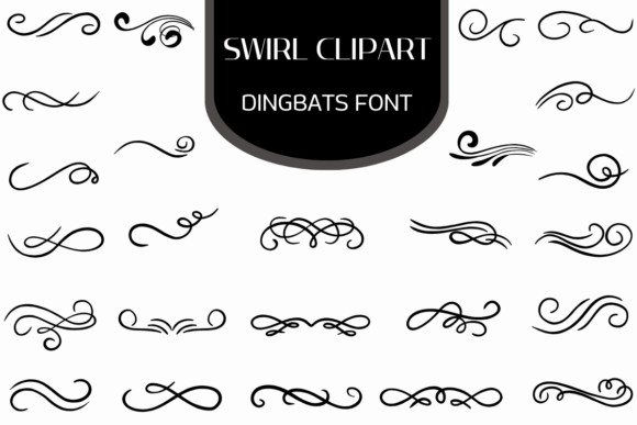 Swirl Clipart: The Dingbats Font for Effortless Elegance