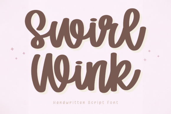 Swirl Wink: A Handwritten Font for Modern Creatives