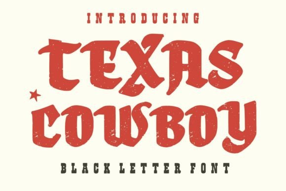 Texas Cowboy Font: Capturing the Spirit of the Old West